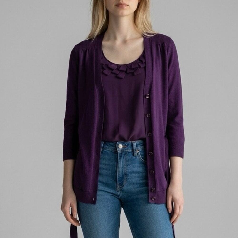 The Limited 2 piece set cami tank with cardigan twinset sweater L large - Picture 15 of 15